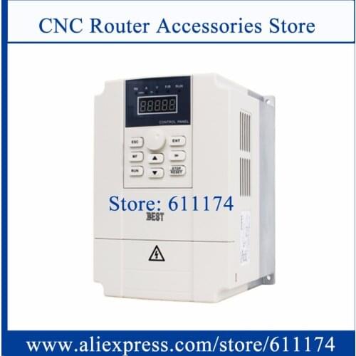 BEST VFD 4.0KW 0-1000HZ Frequency VFD Inverter Motor Drive Spindle motor Inverter