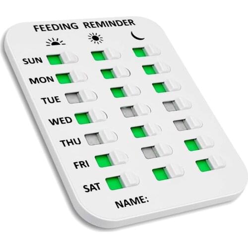 DIY Pet Feeding Reminder Dogs Cats Magnetic Baby Care Living Room Home Kitchen Practical Kids Easy Install Fish For Old People