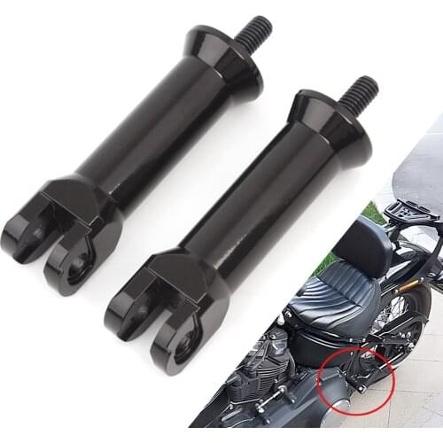 Motorcycle Pair Rear Foot Peg Bracket For Harley Davidson Fat Boy FLFB HeritageFLHC Street Bob FXBB Softail Fat Bob 2018-Up