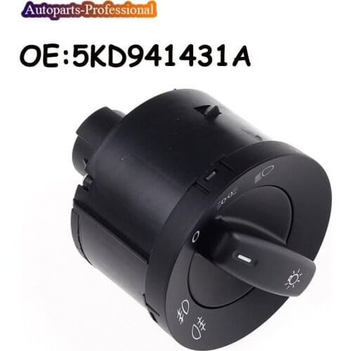 Car For Volkswagen Touran Caddy III Kasten Kombi EOS Golf V 5 J etta III Passat B6 Headlight Fog Lamp Control Switch 5KD941431A