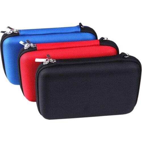 Aipinchun Portable Storage Box Zipper Carrying Case Shockproof Bag for 2.5" HDD Hard Disk Drive Battery Power Bank etc AA0107
