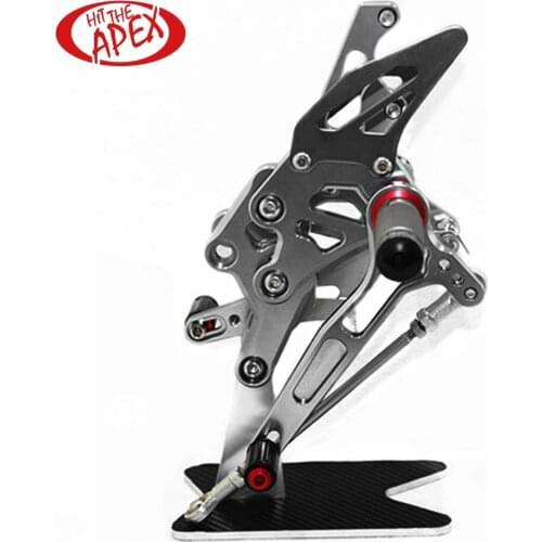 For YAMAHA YZF-R25/R3 2015 2016 2017 2018 2019 CNC Adjustable Rider Rear Footrest For YAMAHA YZFR25/R3 Foot Pegs Rearsets