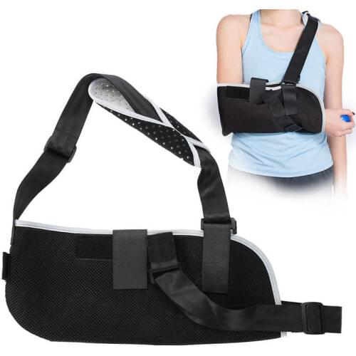 Adjustable Medical Arm Shoulder Sling Elbow Support Immobilizer Brace Broken Fractured Arm Straps Injury Sprain Arms Brace Sling