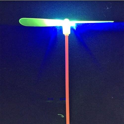 Glowing Ejection Arrows LED lights Toys Shining Flash Bamboo Poles Flying Fairy Toys Childrens Colorful Toys Glow In The dark