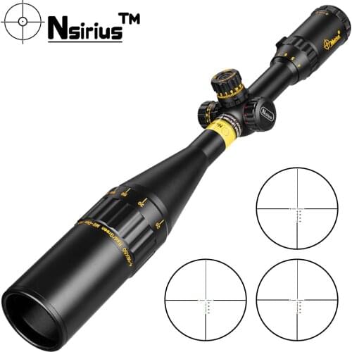 NSIRIUS Gold 4-16X50 AOE Tactical Riflescope Optical Sight Red Green llluminate Crosshair Turret lock Reticle Hunting Sniper