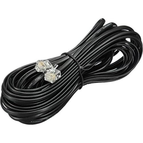 RJ11 6P4C Telephone Cable Cord ADSL Modem 10 Meters