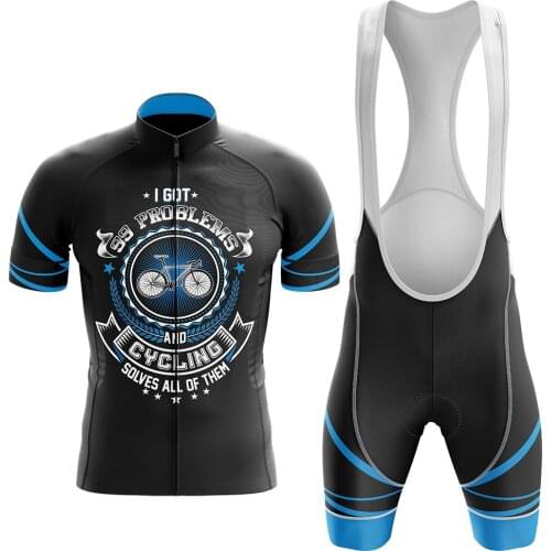 Cycling Solution100% Polyester Cycling Jersey Set MTB Bicycle Clothes Sportswear Bike Clothing Maillot Ropa Ciclismo Cycling Set