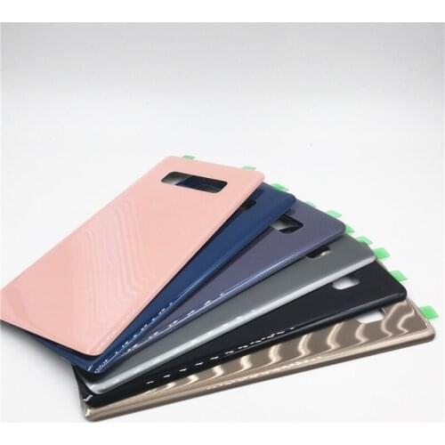 For Samsung Note 8 N950 N950F Back Battery Cover Door Rear Glass Housing Case For Samsung Galaxy Note8 Battery Cover