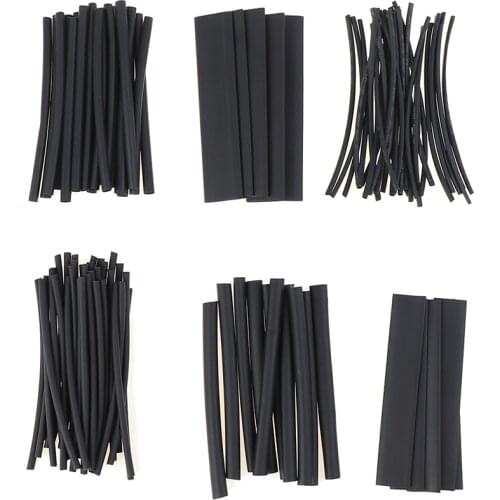 100Pcs/set 100mm 2:1 Heat Shrink Tubing Polyolefin Tube Sleeving Set