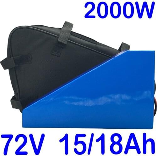 72V 1000W 2000W Electric Scooter Battery 72V Electric Bike Battery72V 10AH 13AH 15AH 18AH lithium Ebike Battery use samsung cell