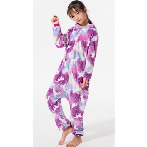 Children Unicorn Pajamas For Boys Girls Women Pajamas Sets Onesie Animal Stitch Sleepwear Cosplay Pyjamas Kids Homewear