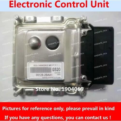 For Hyundai Rena Elantra Landau car engine computer board/ME17.9.11.1 ECU/39128-2BAA1/39130-2B581 MSM5/39131-2B121/39112-04028