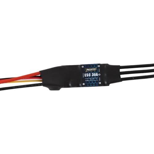 FMS Predator 30A Brushless ESC Electronic Speed Controller Upgraded 2-3S XT60 Plug For FPV RC Airplane Spare Part