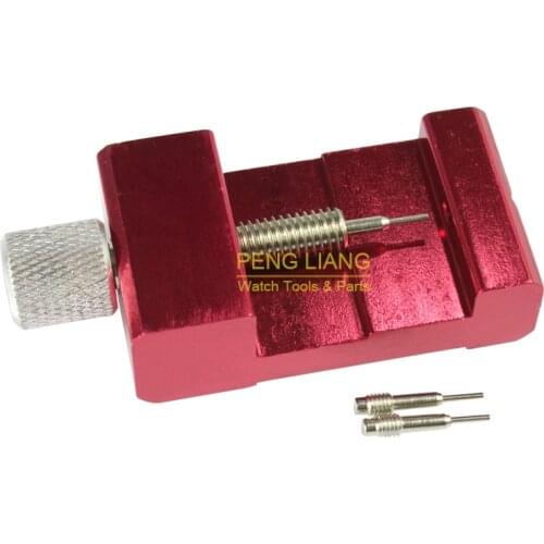 Watch Repair Tool, Aluminium Bracelet Pin Remover With Spare 2PCS 0.8mm Pins, High Quality Watch Band Adjustment Tools