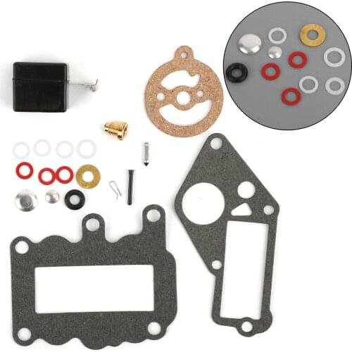 Areyourshop Carburetor Carb Kit Rebuild for Johnson Evinrude 1964-1973 9.5 HP 382048 765630 Boat Accessories Parts