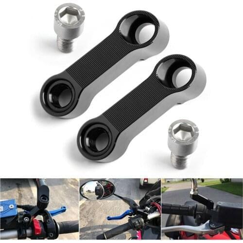 Motorcycle Mirror Riser Extenders Spacers Extension Adapter Kit For CB1000R CB600F Hornet CB600 CB1300SF CB750 CB400