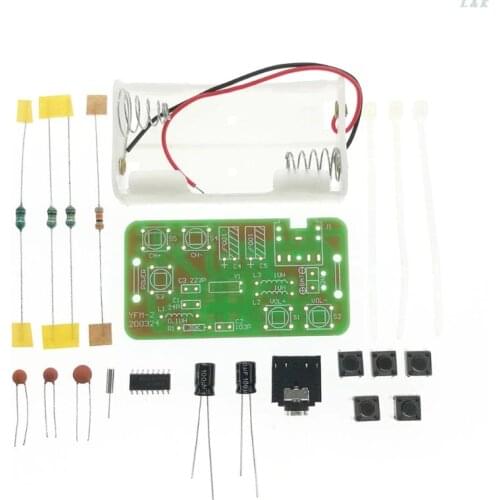 1Set FM Stereo Radio Kits Digital Radio Production Accessories DIY Radio Repair Parts