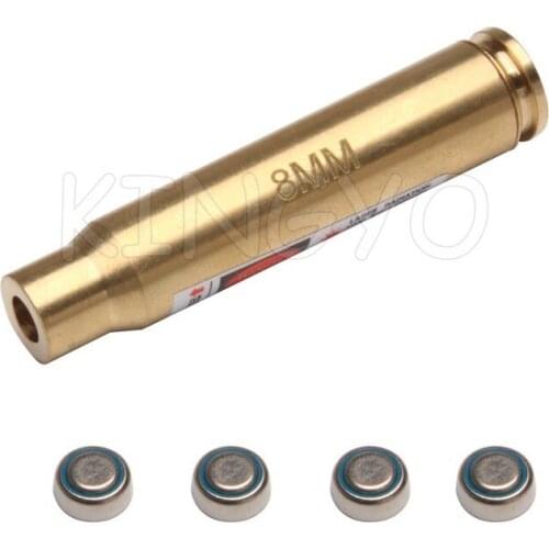 8MM Catridge Red Laser Bore Sight Boresighter Brass 8mm Hunting Laser Boresight