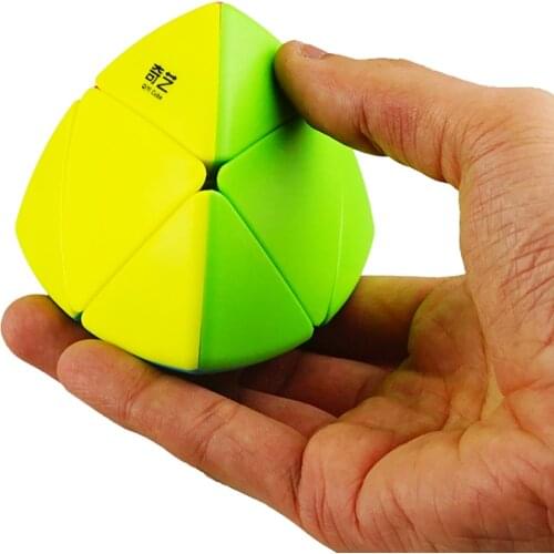 Qiyi Mo Fang Ge 2x2x2 Rice Dumpling Magic Cube Professional Stickerless Strange-shape 2x2 Cubo Magico Children Educational Toy