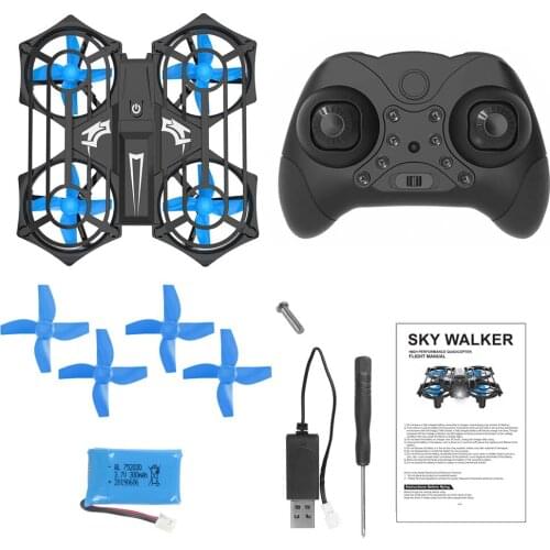 Mini Remote Control Drone Explosion Model C56 Grid Drone Aircraft Childrens Toy Aircraft Model For Boy Girls Christmas gift