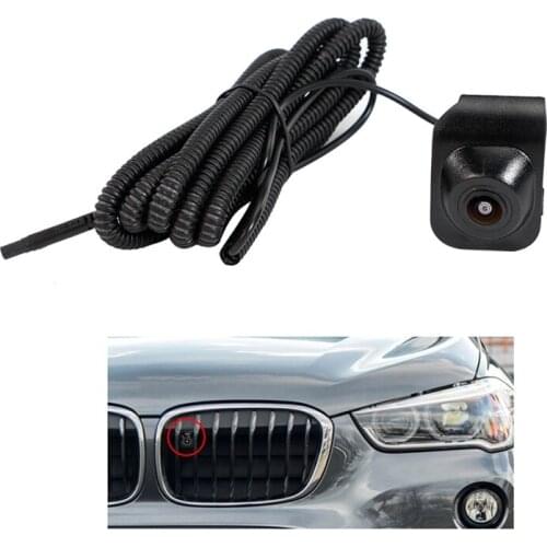 NEW-For-BMW X1 2016 Front View Camera Waterproof Night Vision CCD Parking Camera Grille Without Electroplate