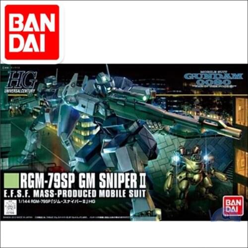 Original Gundam Model RGM-79SP GM SNIPER II MISSILE LAUNCHER Mobility Firepower Test Type Mobile Suit THE ORIGIN GTO Kids Toys