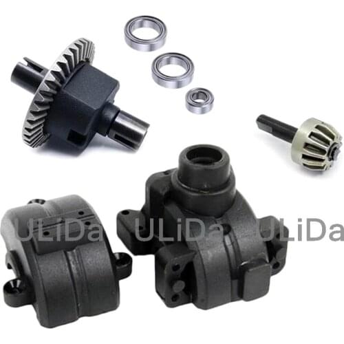 Front Rear Gear Box Complete Set Drive & Diff Gear For HSP 110 RC Car Parts