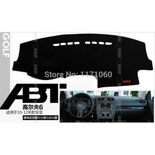 Dashboard, isolation heat pad, avoid emitting light, polyester,for Volkswagen golf 6 2010-2012 Model year