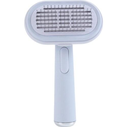 New 5-In-1 Cat Comb Multi-Function Open Knot One-Button De-Floating Needle Comb Washable Massage Dog Hair Comb Set