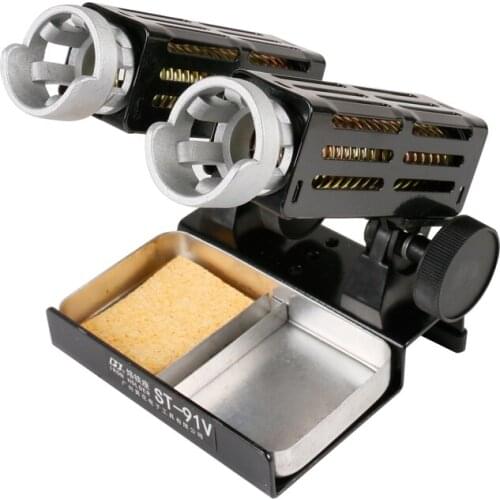 St-91V Soldering Iron Support Stand Station Metal Base Iron Stand with Sponge
