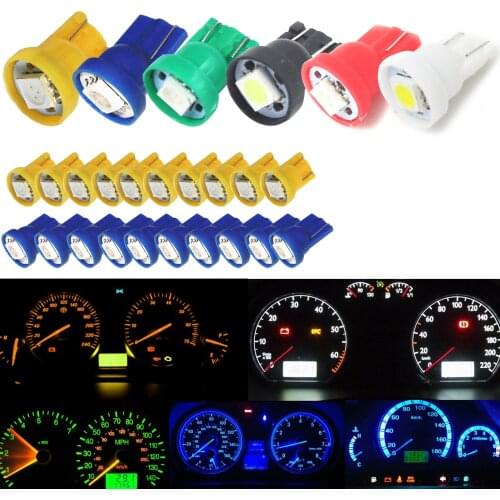 10pcs T10 Wedge 5050 SMD Car LED Gauge Cluster Lights 147 152 Speedometer Lamps SP99