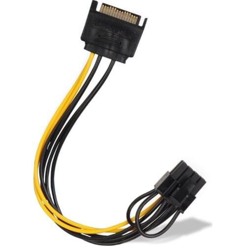 45BB SATA 15pin Revolution 8pin Graphics Power Cord Serial Port Adapter To 8-pin Graphics Power Cord