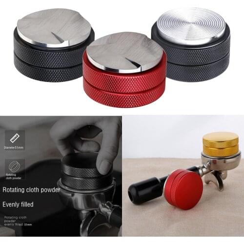 51mm Coffee Distributor Leveller Stainless Espresso Barista Press Tamper Tool