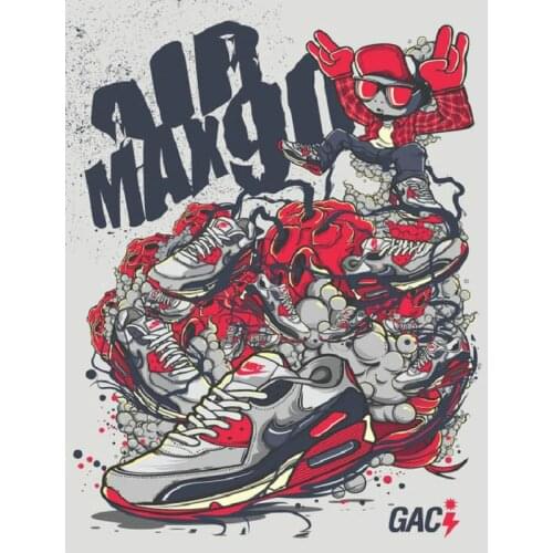 5D DIY Diamond painting Cartoon sneakers Full Square Round Diamond embroidery shoe african style Cross stitch Diamond kit craft