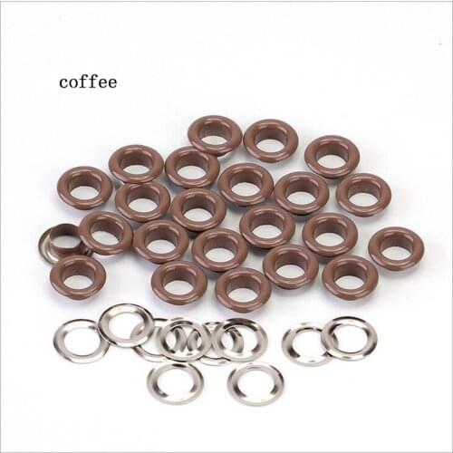 6x11.5x5 mm Scrapbook Eyelet Metal eyelets For Scrapbooking DIY embelishment for homework clothes sewing garment eyelets 100 pcs