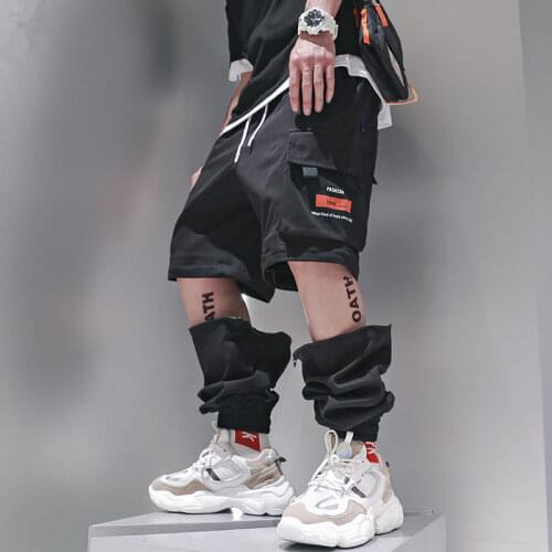 New Fashion Detachable Mens Cargo Pants Lightweight Ankle-Length Pants Summer Man Trousers Thin Korean Loose Casual Shorts 4XL