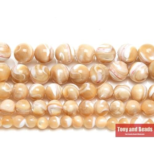 9th Aug Natural Brown Trochus Sea Shell Round Loose Beads 6 8 9 MM Pick Size for Jewelry Making