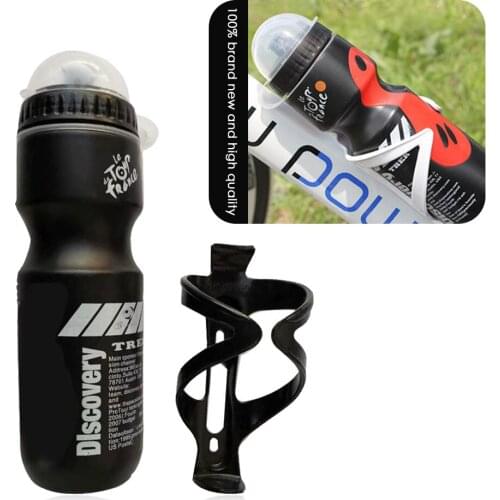 750ml Bicycle Waterbottle Mountain Road Bike Water Bottle Outdoor Cycling Kettle Portable with Bottle Holder Bike Accessory
