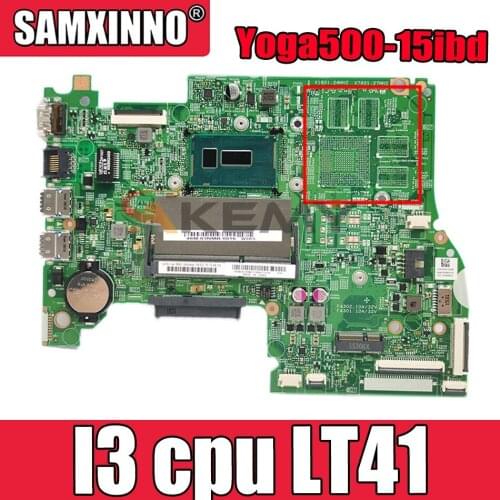 For Lenovo Yoga500-15ibd flex3-1570 notebook PC motherboard I3 cpu LT41 mb14217-1m 100% test OK