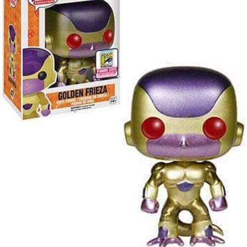 Funko pop Figures Red Eyes Golden Frieza #47 POP Vinyl Action Figure Dolls Toys Cartoon FRIEZA POP Anime Toys Gifts for Kids