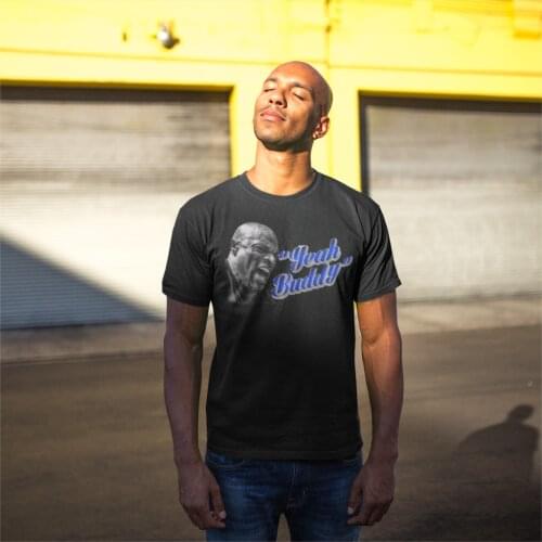 Ronnie Coleman Yeah Buddy T Shirt Men Unique T-Shirts Crew Neck Gym Fit Fitness Bodybuilding Tees Short Sleeve Clothes Gift