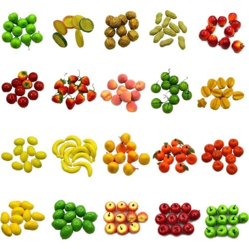 5pcs New Artificial Fake Foam Fruits and Vegetables Berries Scrapbooking Flowers For DIY Wedding Simulation Tree Decoration