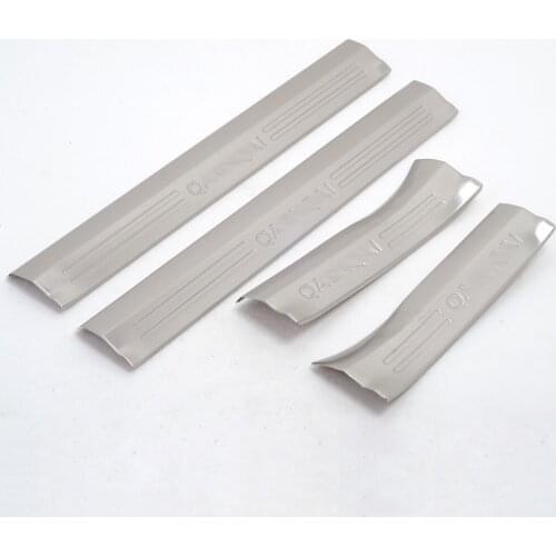 For Nissan Qashqai 2019 2018 2017 2016 2015 2014 Threshold Door Sill Scuff Plates Stainless steel Interior Pedals