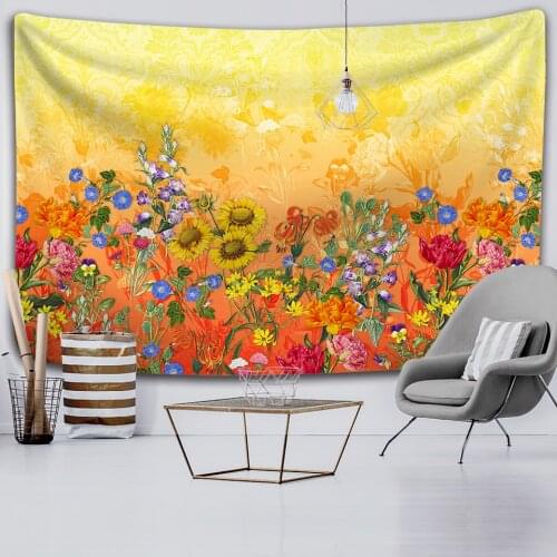 Good home wall art decoration background cloth tapestry wall hanging tourist mattress wall decoration yoga mat