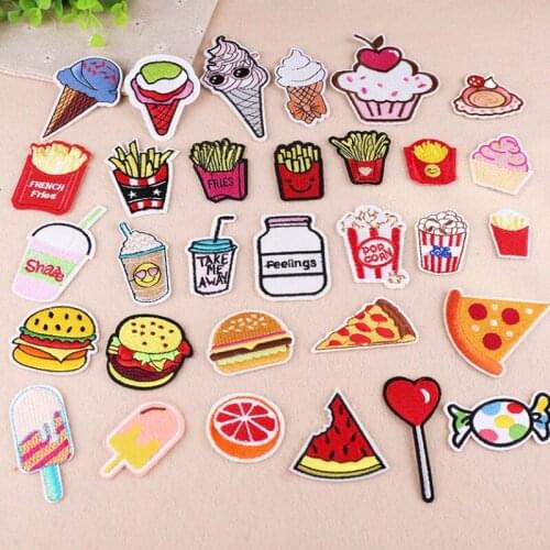 New Cute Patch Cloth Applique Clothes Decoration DIY Hole Patch Printing Iron on Patches for Clothes Embroidery Patch New 2021