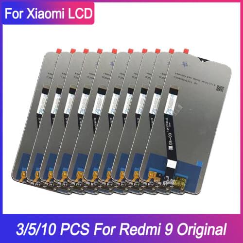 Wholesale 3 pcs/lot Original For Xiaomi Redmi 9 LCD Display Touch Screen Digitizer Assembly For Xiaomi Redmi 9 LCD