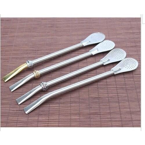 Wholesale stainless steel Bombilla straws Yerba mate straw filter straw (200 pcs/lot)