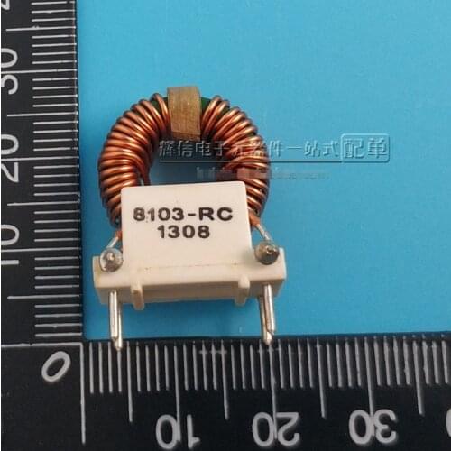 Original new 100% 8103-RC common-mode inductance filter 1MH 4.8A high current plug-in power filter magnetic ring choke