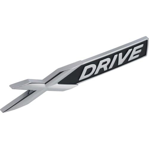 Silver Car Side Fender Rear Sticker XDRIVE Logo Emblem Badge Sticker For BMW E90 E60 E46 E39 F01 F10 F20 F30 F34 M3 X3 X5 X6