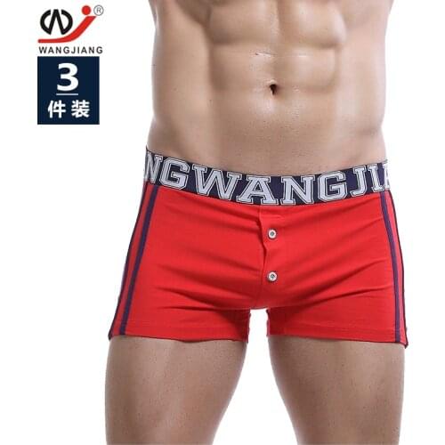 3pcs/lot mens underwear fashion male boxer size breathable leisure Home Furnishing youth 5006-PJ